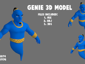 genie Modèle 3D