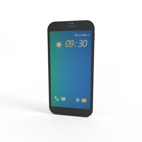 mobiele telefoon 3D Model .c4d .max .obj .3ds .fbx .stl .blend 