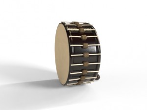 drum and gavel model Model 3D