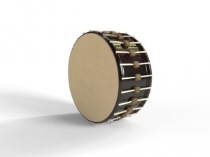 drum and gavel model Model 3D