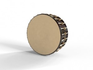 drum and gavel model Model 3D