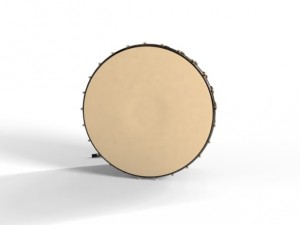 drum and gavel model Model 3D
