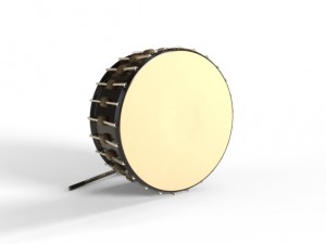 drum and gavel model Model 3D