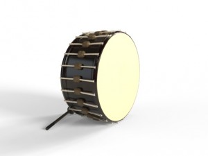 drum and gavel model Model 3D