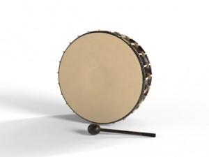 drum and gavel model Model 3D