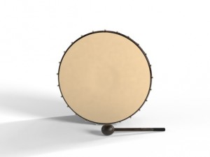 drum and gavel model Model 3D