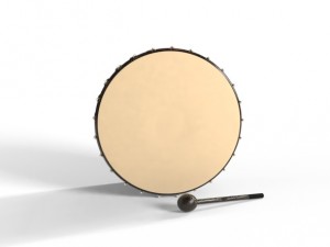 drum and gavel model Model 3D