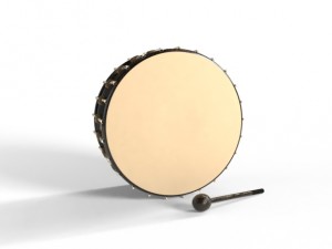 drum and gavel model Model 3D