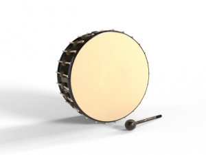 drum and gavel model Model 3D