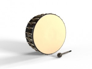 drum and gavel model Model 3D