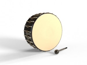 drum and gavel model Model 3D