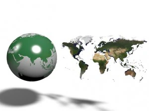 world map element v22 3D Model