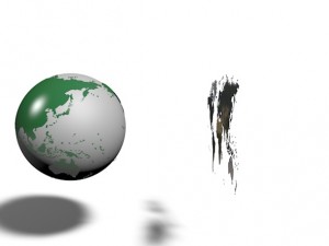 world map element v22 3D Model