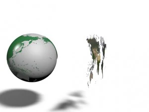 world map element v22 3D Model