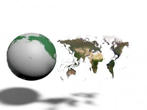 world map element v22 3D Model