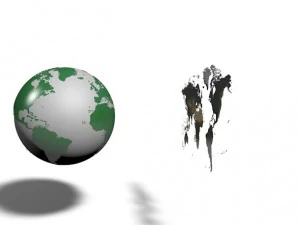 world map element v22 3D Model