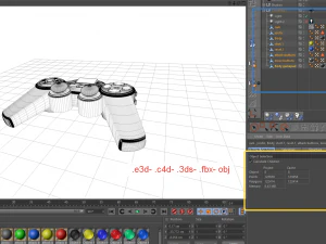 gamepad model element v 22 3D Model