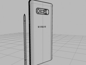 samsung note 8 element 3d v 22 3D Model