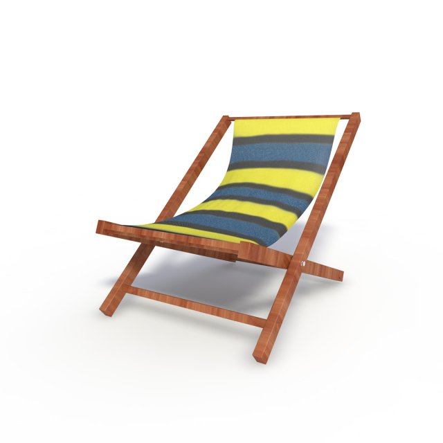 sunbed beach model Model 3D .c4d .max .obj .3ds .fbx .stl .blend 