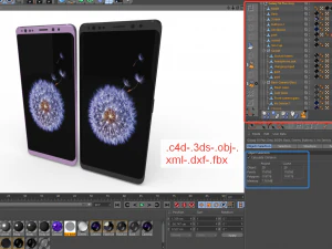 samsung galaxy s9 plus model 3D Model