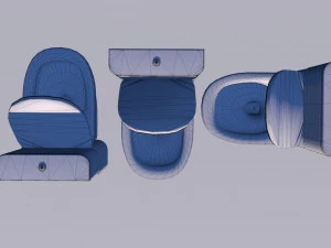 water closet model 3D Model
