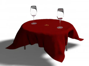valentines day set 3D Model