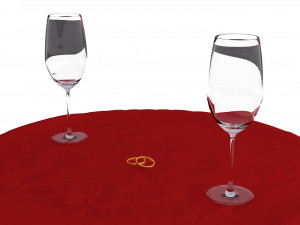valentines day set 3D मॉडल