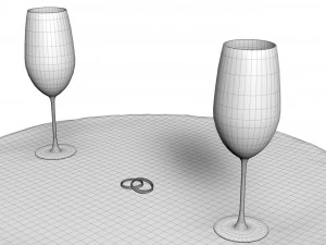 valentines day set 3D Model