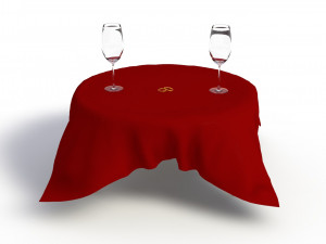 valentines day set 3D मॉडल