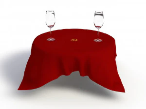 valentines day set 3D Model