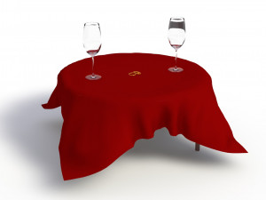 valentines day set 3D मॉडल
