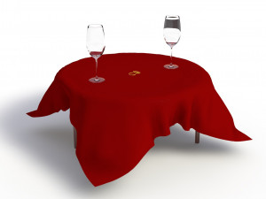 valentines day set 3D मॉडल