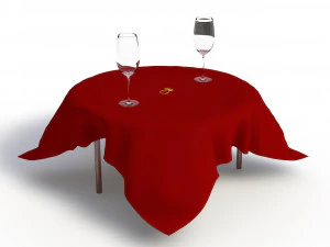 valentines day set 3D Model