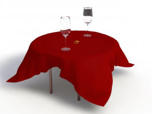 valentines day set 3D Model