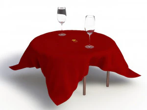 valentines day set 3D Model