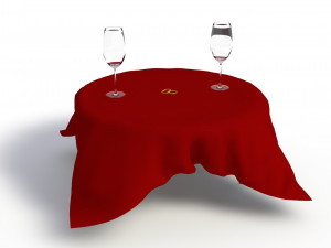 valentines day set 3D मॉडल
