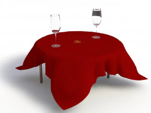 valentines day set 3D Model