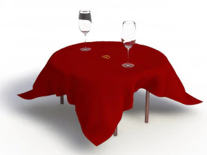 valentines day set 3D Model
