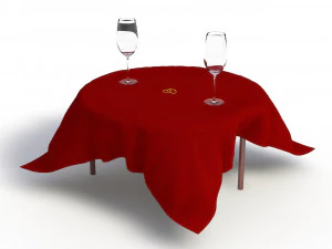 valentines day set 3D Model
