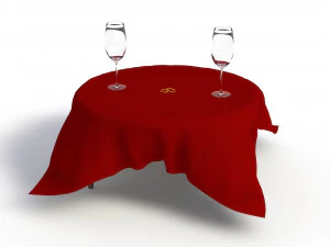 valentines day set 3D Model