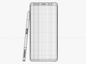 samsung galaxy note 9 3D Model