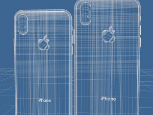iphone 10 and 10 max 3D मॉडल