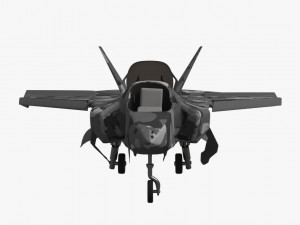 game model f35b war fly Model 3D