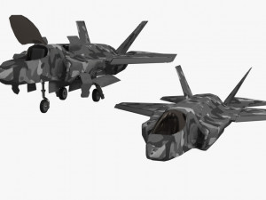 game model f35b war fly Model 3D
