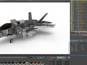 game model f35b war fly Model 3D