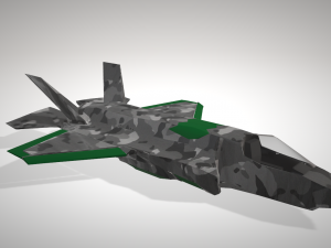 game model f35b war fly Model 3D