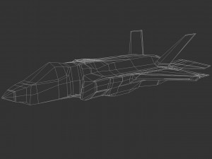 game model f35b war fly Model 3D