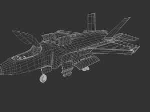 game model f35b war fly Model 3D