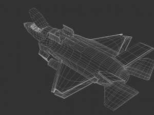 game model f35b war fly Model 3D