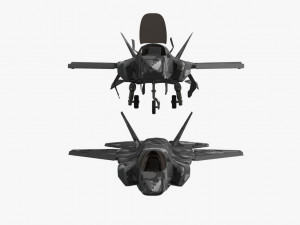 game model f35b war fly Model 3D